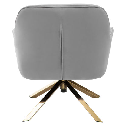 Vienna Grey Velvet Chair