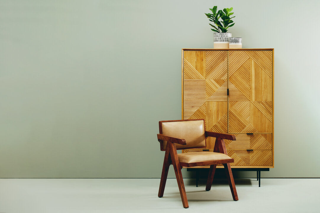 Granada Natural Finish Cabinet with Drawers