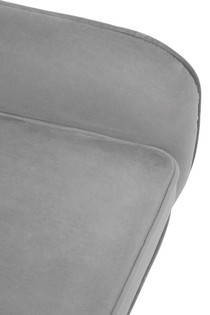 Vienna Grey Velvet Chair