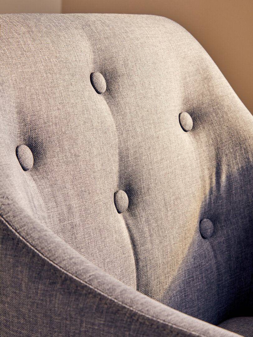 Florence Tufted Grey And Black Home Office Chair