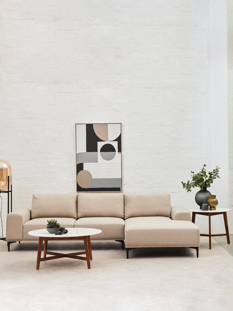 Richmond White Marble Coffee Table