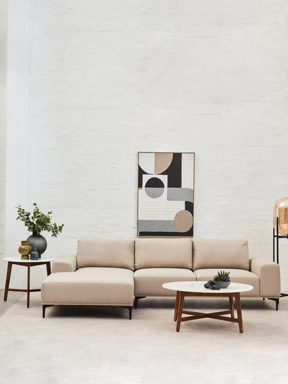 Richmond White Marble Coffee Table