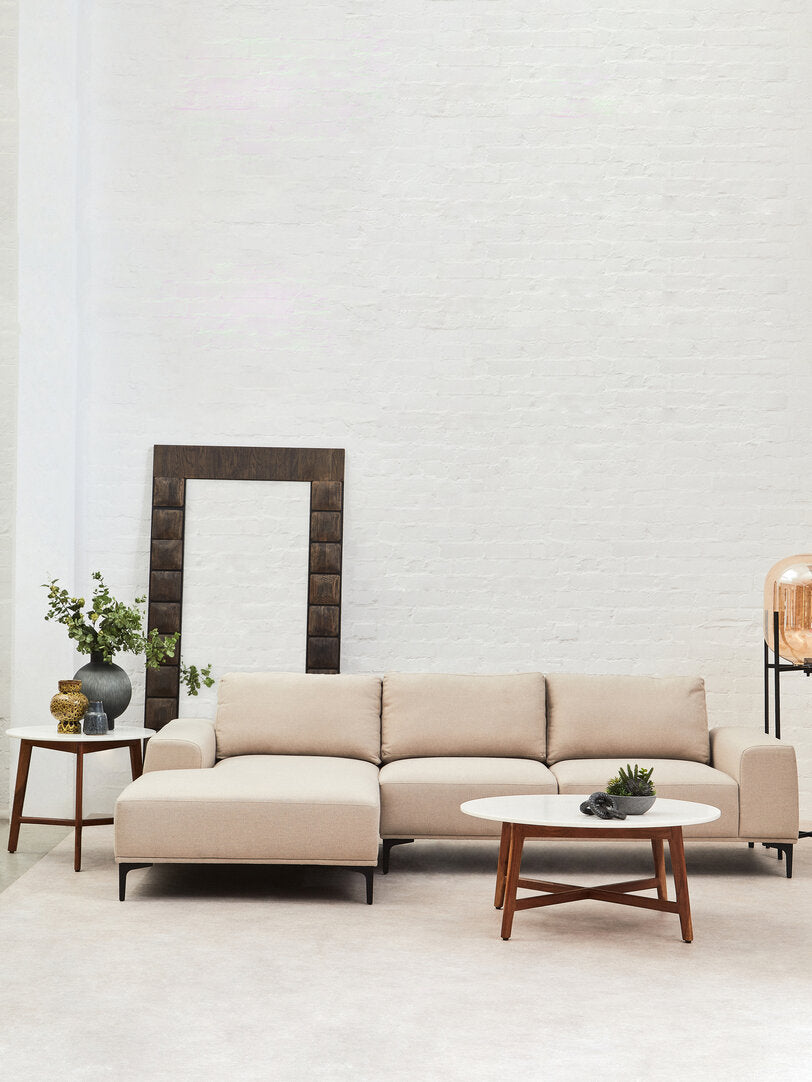 Richmond White Marble Coffee Table