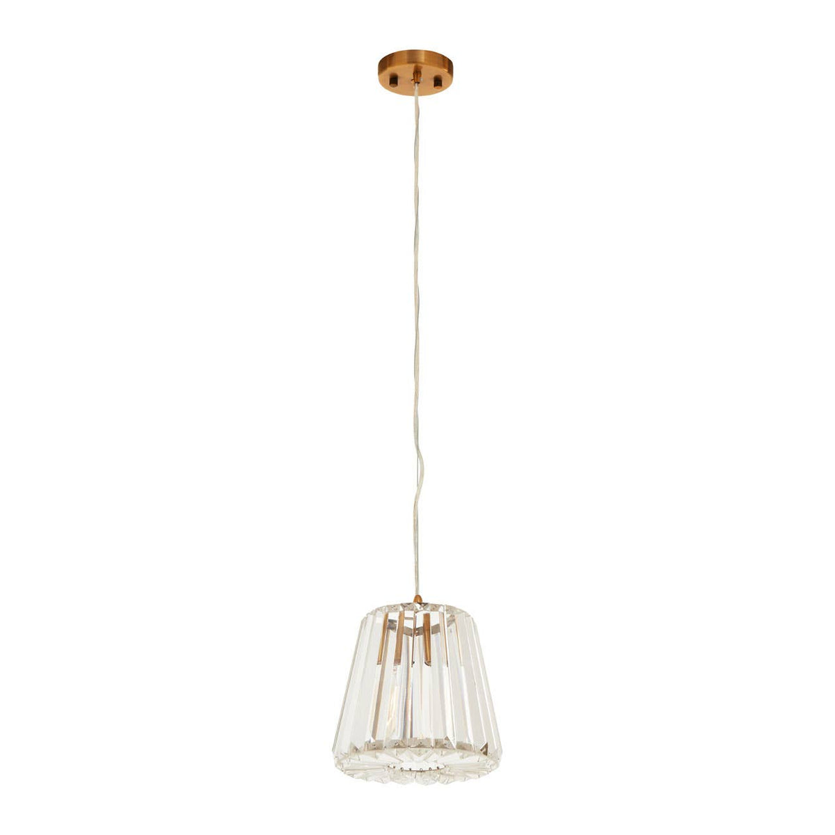 Vienna 1 Bulb Crystal Pendant Light