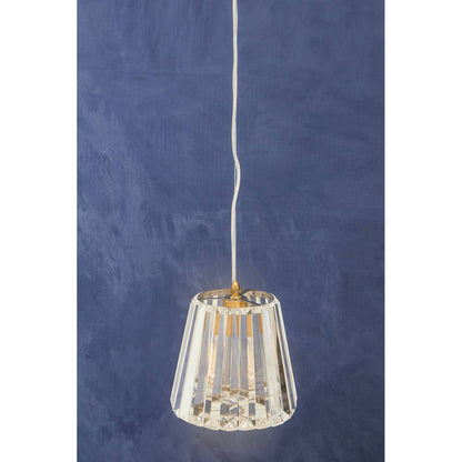 Vienna 1 Bulb Crystal Pendant Light