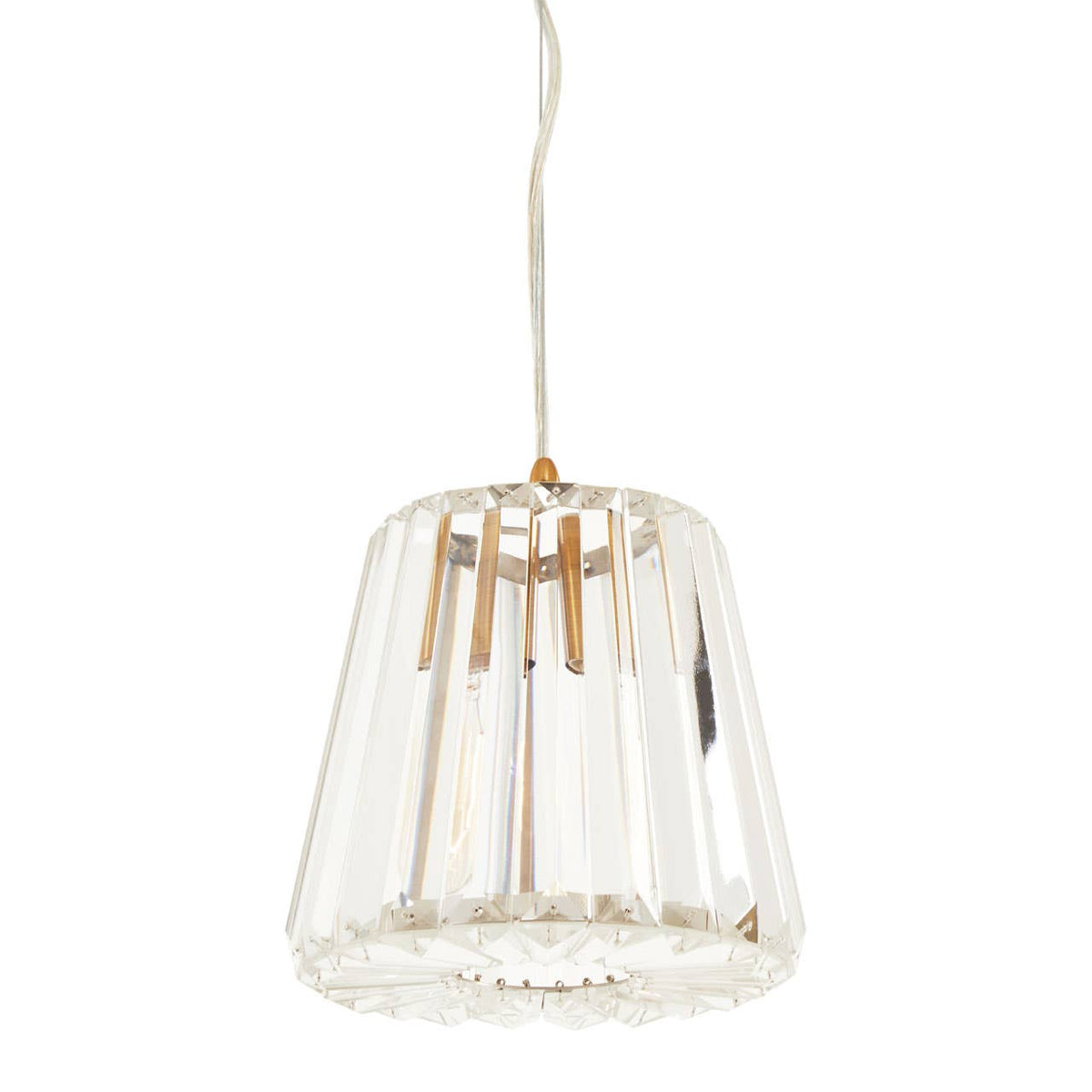 Vienna 1 Bulb Crystal Pendant Light