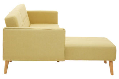 Seville Linen Corner Sofa Bed 