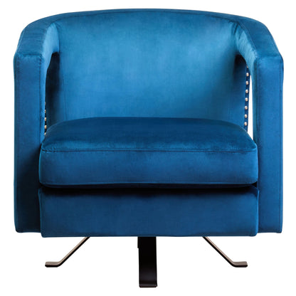 Ascot Velvet Swivel Chair 