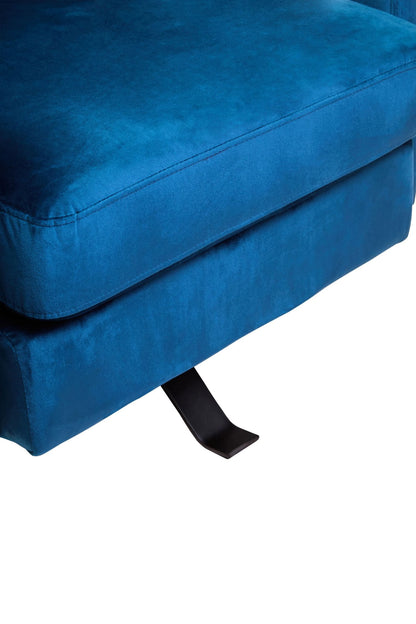 Ascot Velvet Swivel Chair 
