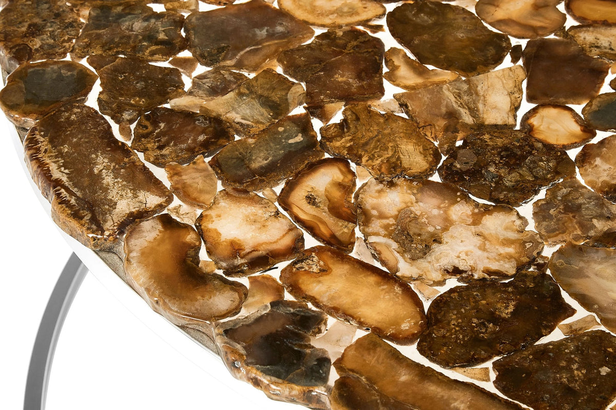Somerton Agate Top Round Coffee Table