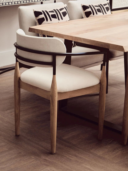 Seaford Mango Wood Live Edge Rectangular Dining Table