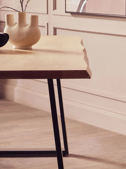 Seaford Mango Wood Live Edge Rectangular Dining Table