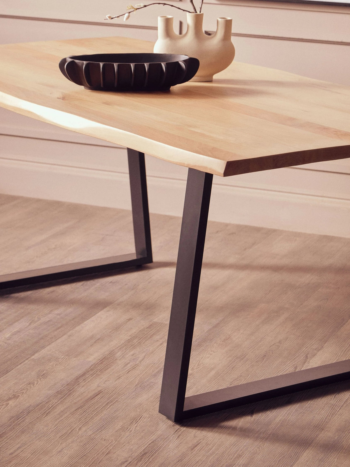 Seaford Mango Wood Live Edge Rectangular Dining Table