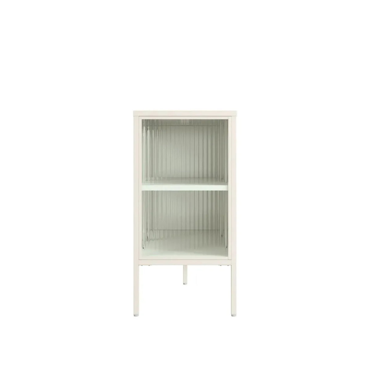 Ashford Metal Fluted Glass Door Sideboard 