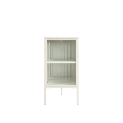 Ashford Metal Fluted Glass Door Sideboard 