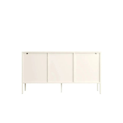 Ashford Metal Fluted Glass Door Sideboard 
