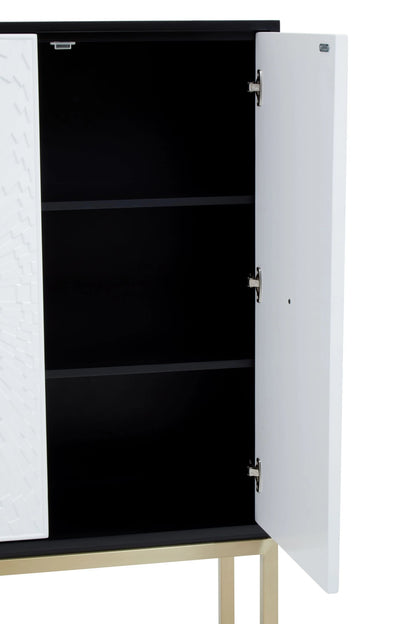 Cambridge Black and White Two Door Cabinet