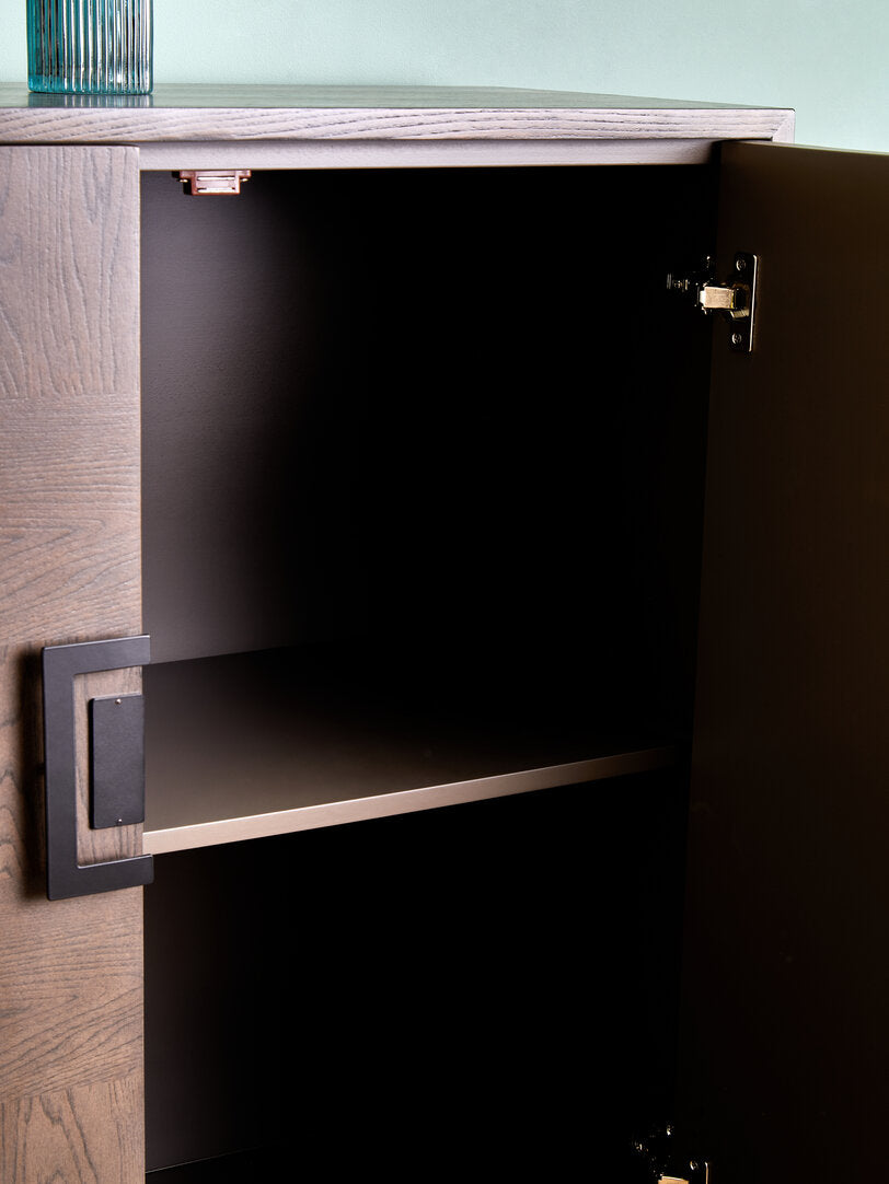 Vienna Antique Grey Cabinet