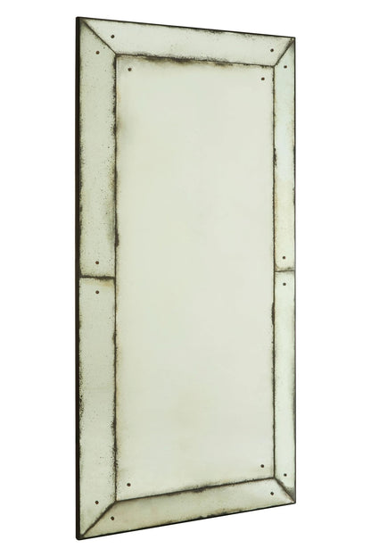 Bowness Antique Effect Bevelled Edge Full Length Wall Mirror