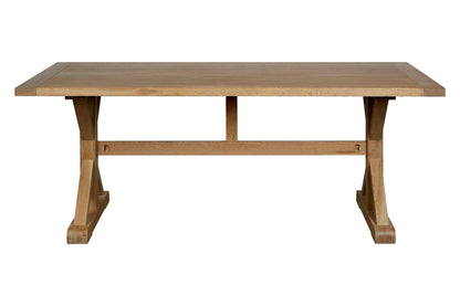 Cannes Grey Finish Oak Wood Dining Table