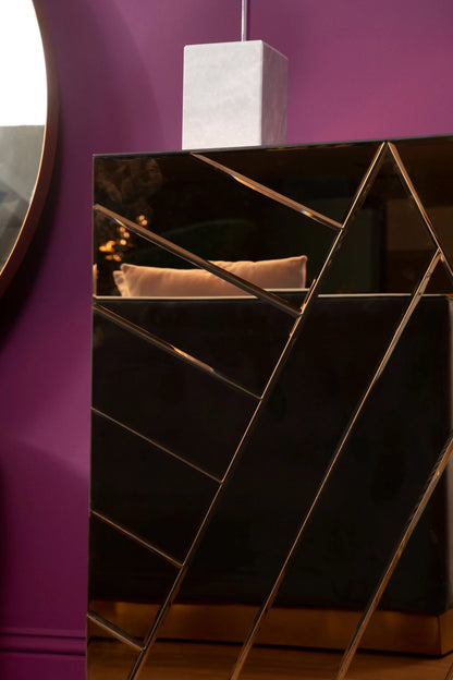 Gosforth Tinted Mirror Console Table
