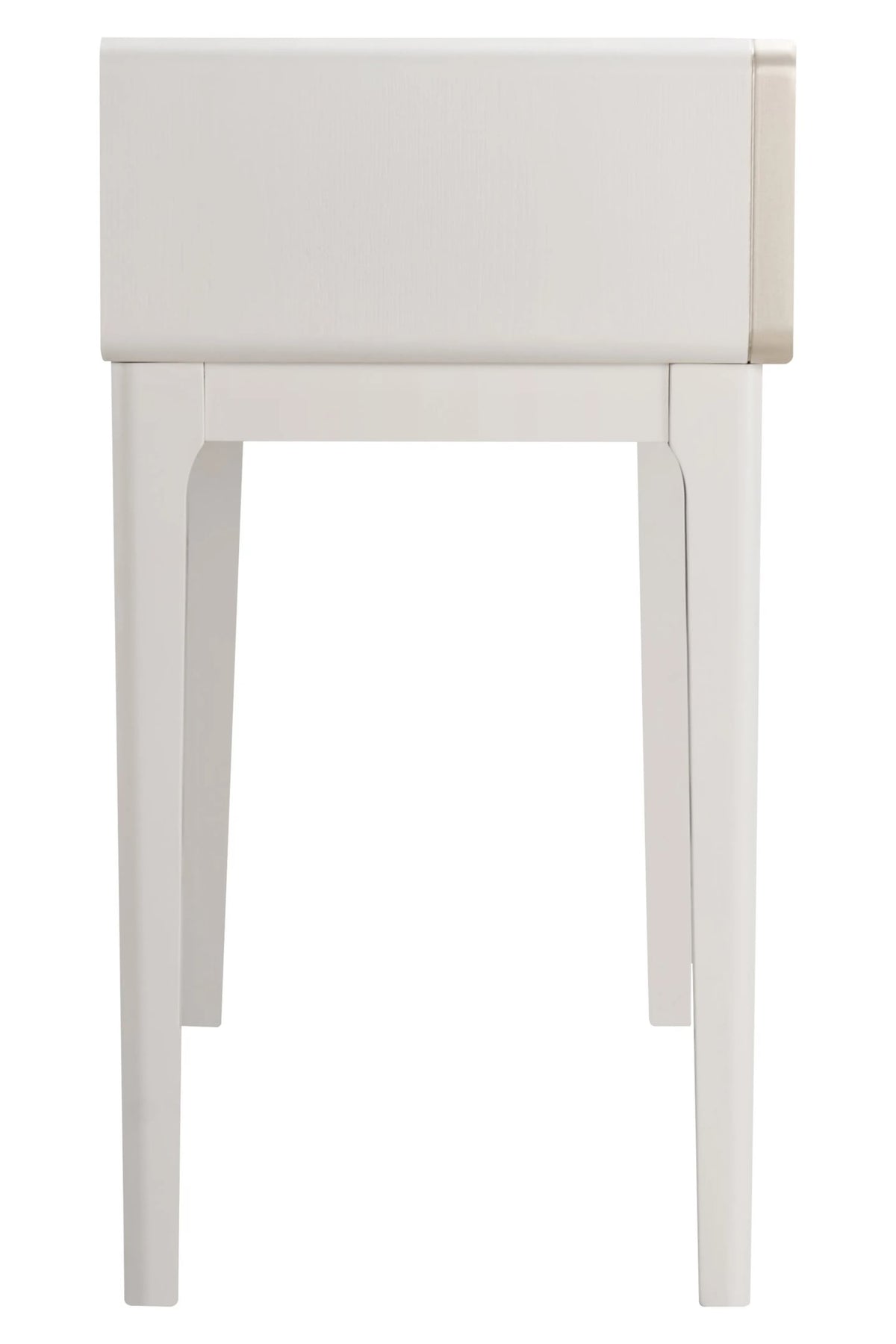 Rye Wood Veneer Two Drawer Dressing Table #colour_ivory