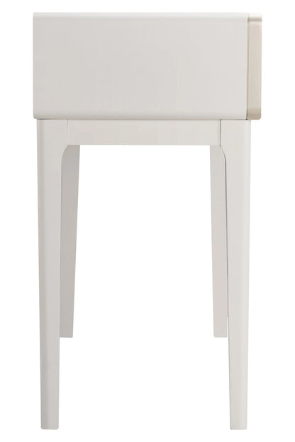 Rye Wood Veneer Two Drawer Dressing Table 
