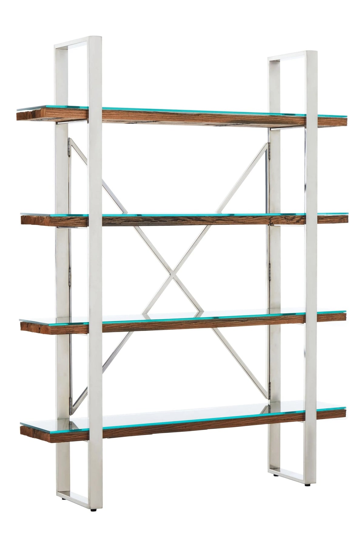 Madison Recycled Wood Four Tier Shelf Unit 