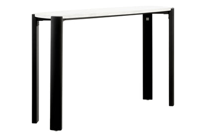Yarm Marble Top and Acacia Wood Console Table 