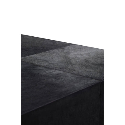 Vienna Hair On Leather Side Table 