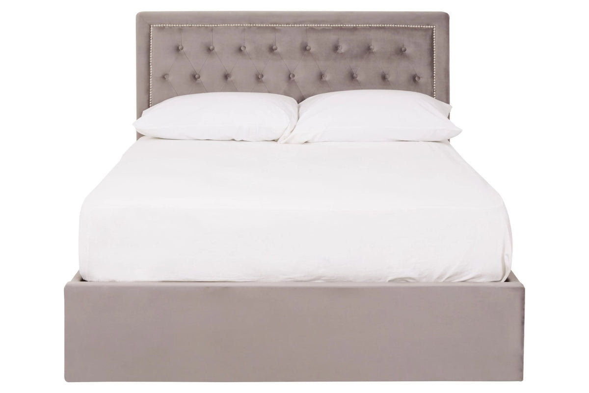Brighton Ottoman Double Bed #colour_grey
