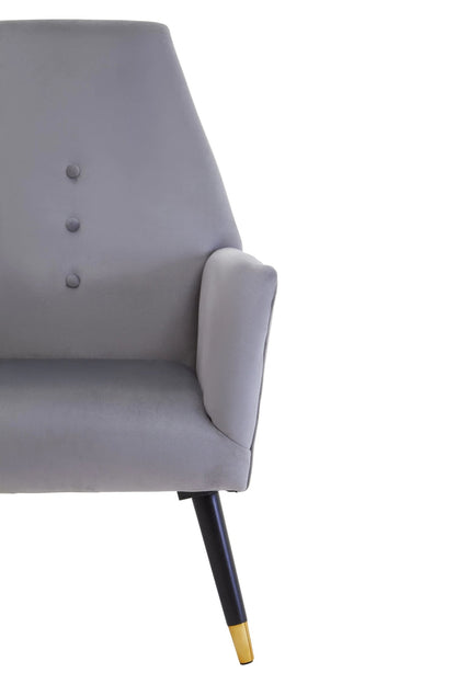 Regent Velvet Button Detail Chair 