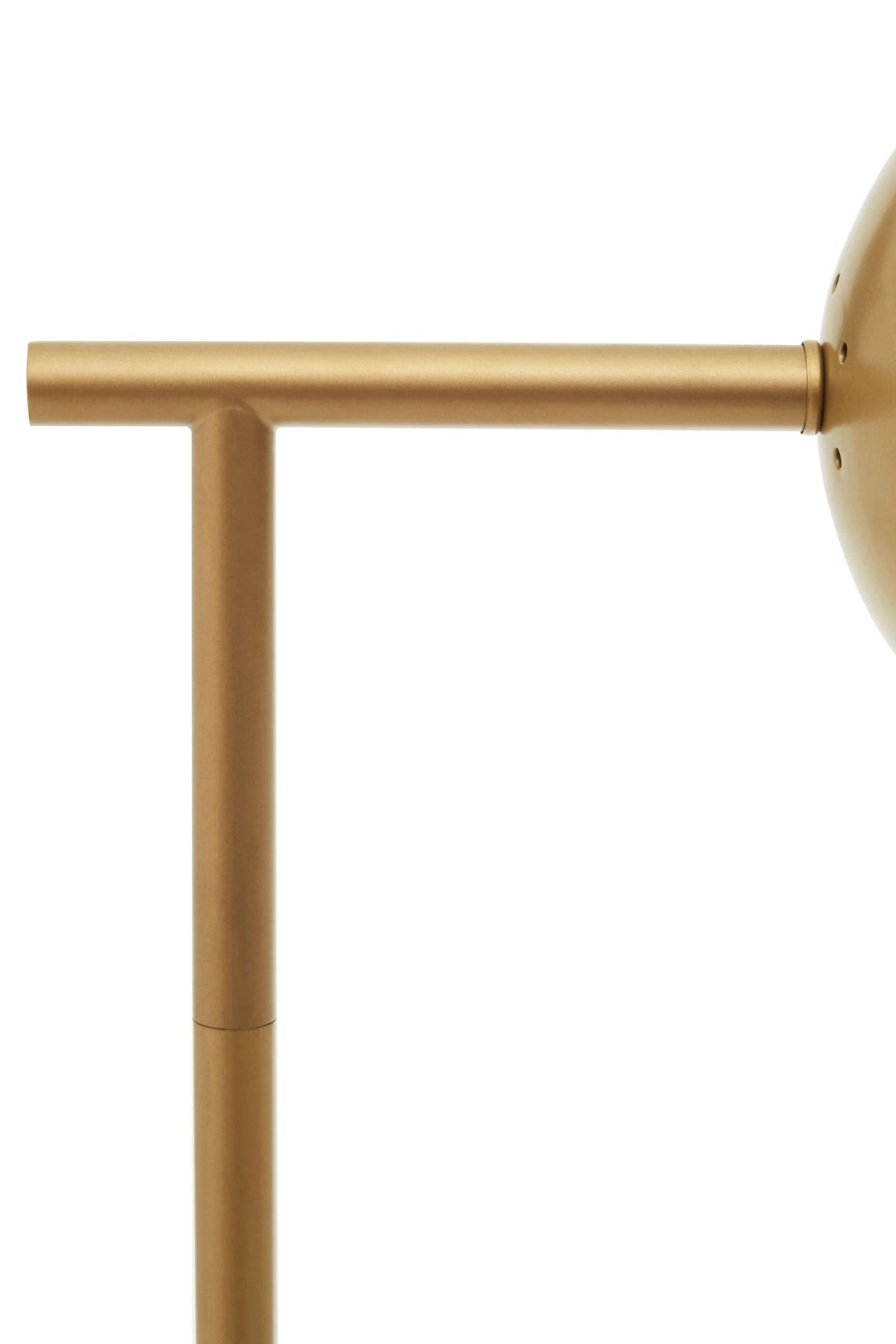 Siena Gold Finish Metal Floor Lamp