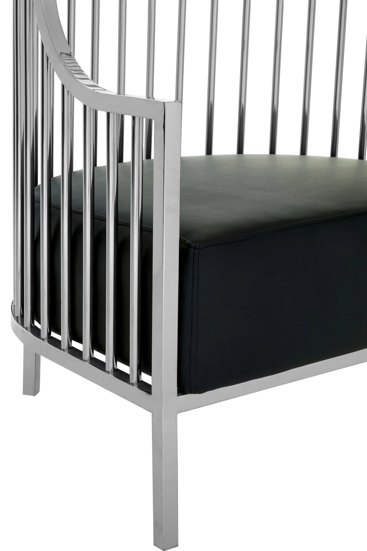 Notting Silver Finish Dome Cage Chair