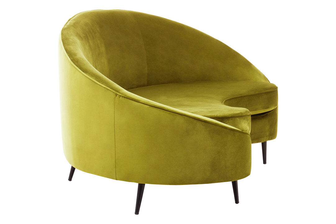 Brooklyn Three Seat Velvet Sofa Olive 