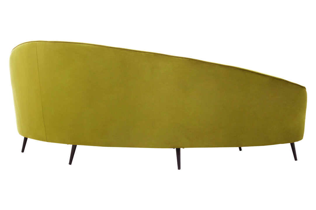 Brooklyn Three Seat Velvet Sofa Olive 