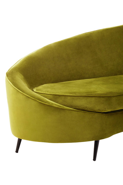 Brooklyn Three Seat Olive Velvet Sofa