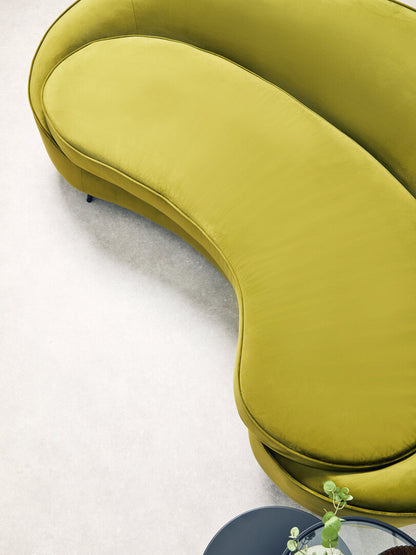 Brooklyn Three Seat Olive Velvet Sofa