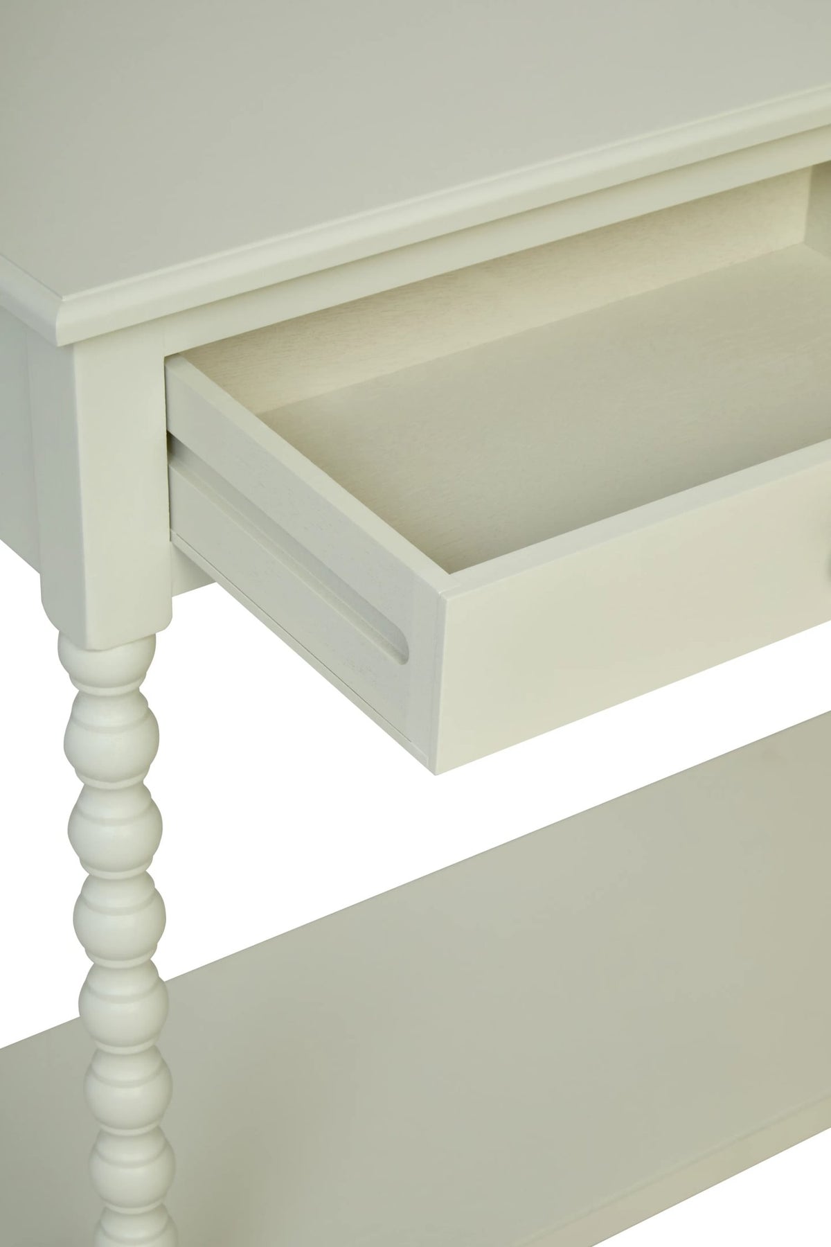 Savoy Two Drawer Bobble Detail Wooden Console Table 