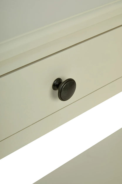 Savoy Two Drawer Bobble Detail Wooden Console Table 