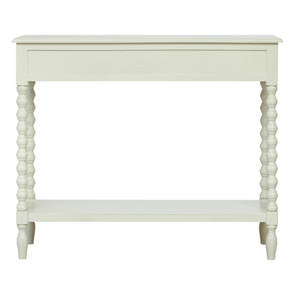 Savoy Two Drawer Bobble Detail Wooden Console Table 