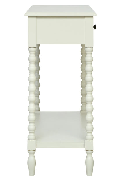 Savoy Two Drawer Bobble Detail Wooden Console Table 