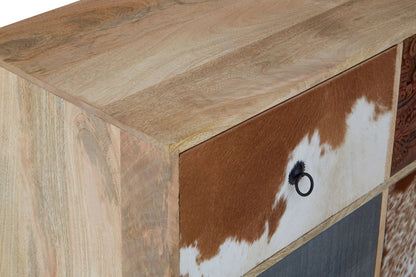 Bolton Mango Wood and Leather Sideboard