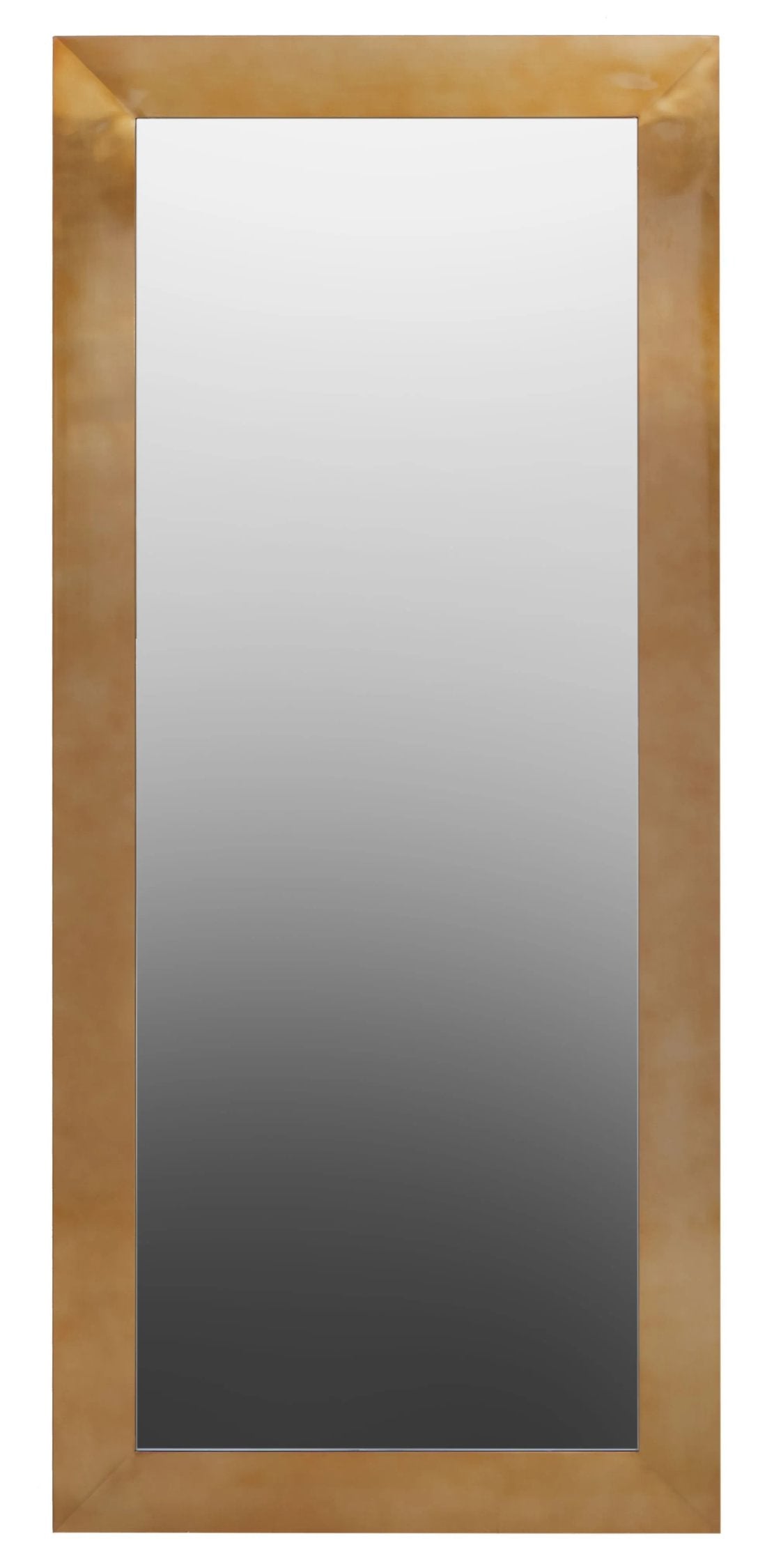 Durham Gold Finish Full Length Wall Mirror