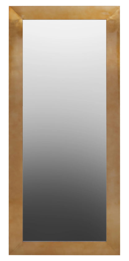 Durham Gold Finish Full Length Wall Mirror