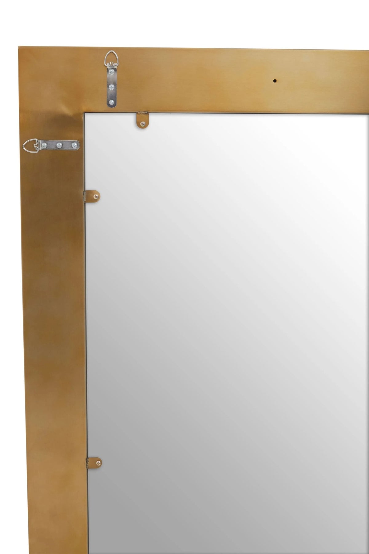 Durham Gold Finish Full Length Wall Mirror