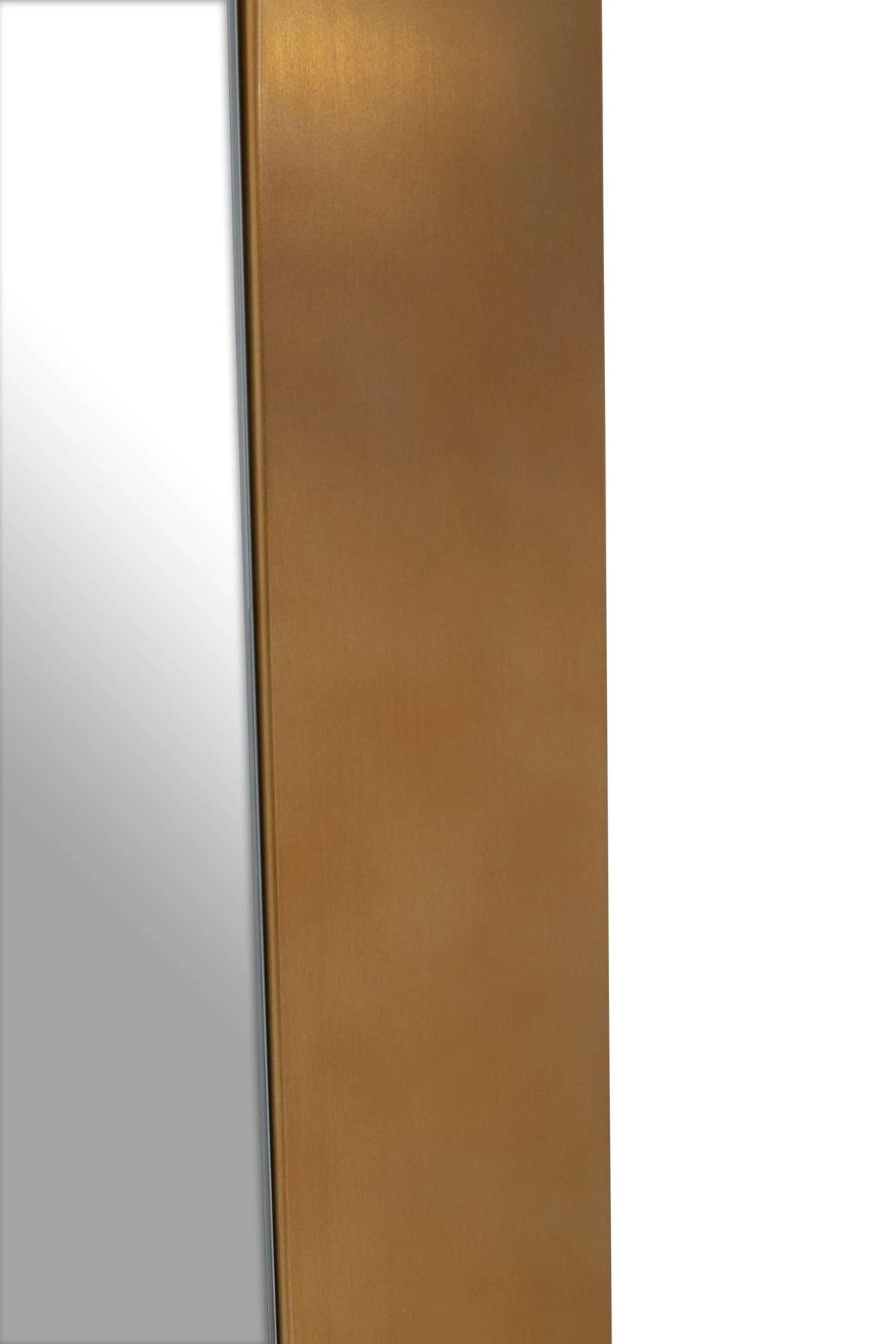 Durham Gold Finish Full Length Wall Mirror