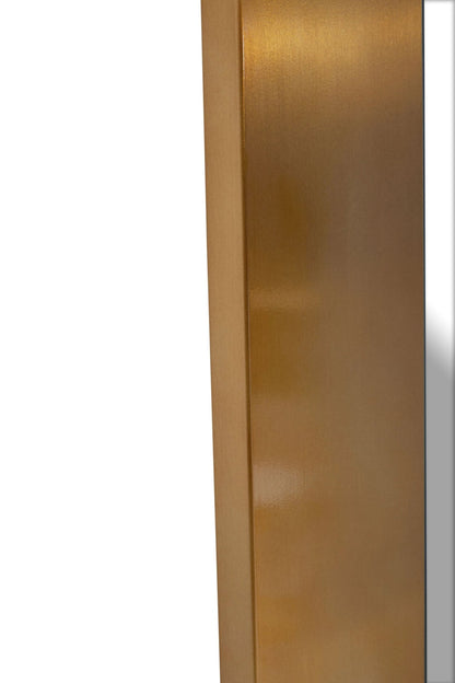 Durham Gold Finish Full Length Wall Mirror