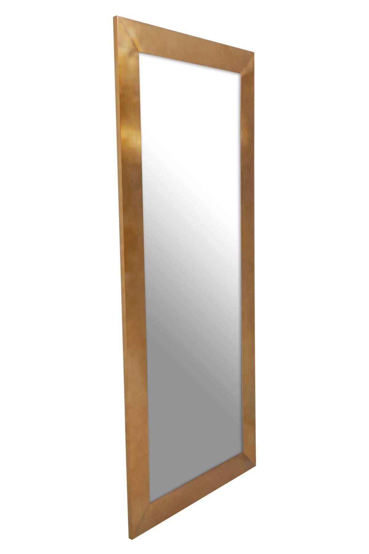 Durham Gold Finish Full Length Wall Mirror