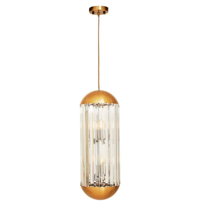 Vienna 6 Bulb Small Crystal Pendant Light 